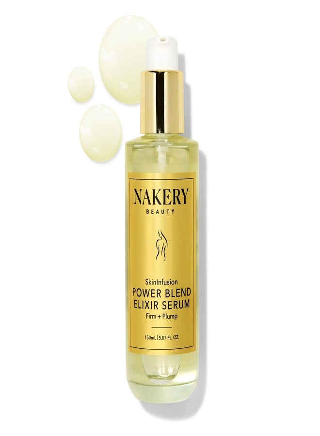 Nakery SkinInfusion Facial Oil Serum (5.07 Fl Oz), Anti Aging Collagen Serum with Hyaluronic Acid, Matrixyl 3000 and Vitamin C Oil, Moisturizing Brightening Treatment for Dark Spots and Dry Skin - Image 1
